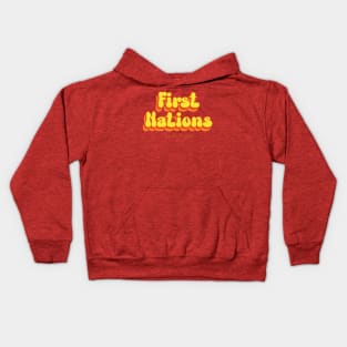 First Nations, We Are Still Here Kids Hoodie